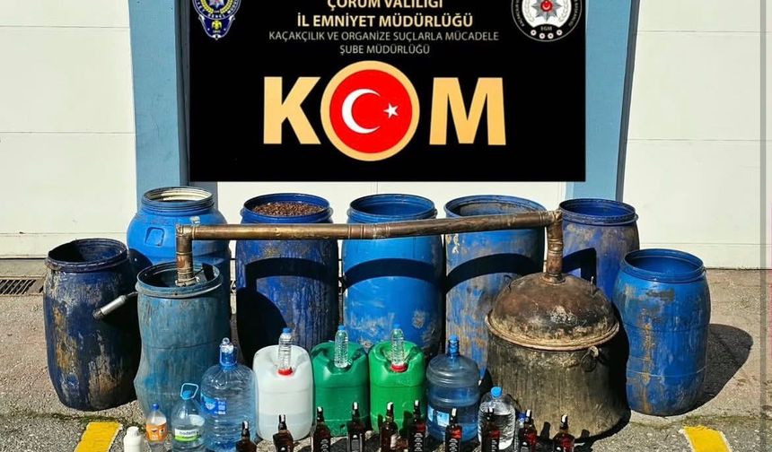 4 adrese kaçak içki operasyonu! 1 tonun üzerinde içkiye el konuldu