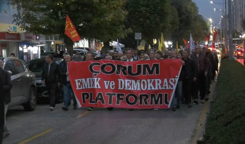 Çorum’da Halk TV için sokağa çıktılar!