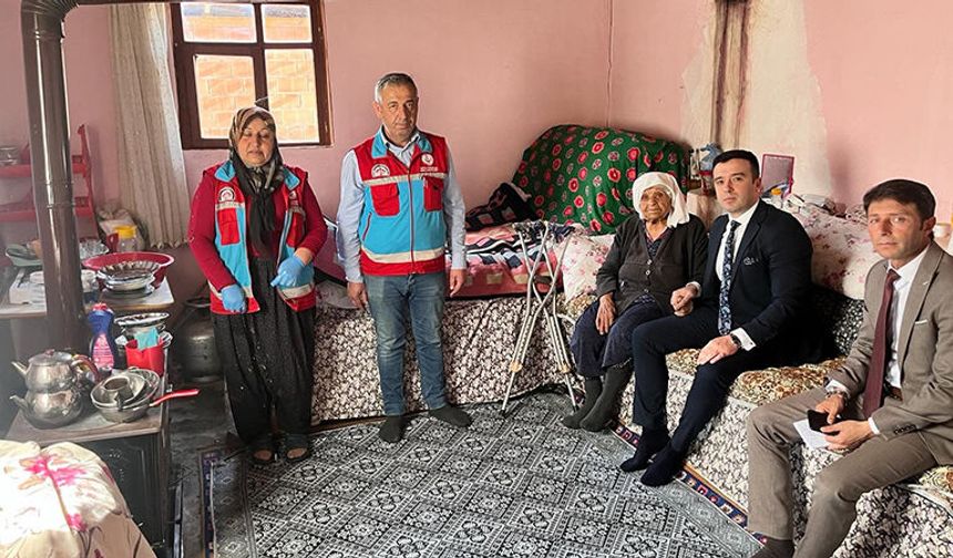 Yaşlı kadına son görev VEFA’dan