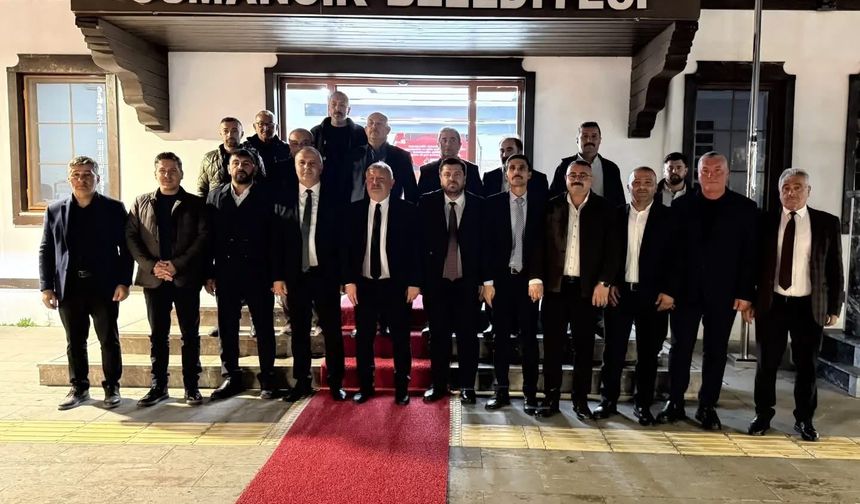 MHP’den Osmancık Belediyesi’ne Cumhuriyet Bayramı ziyareti