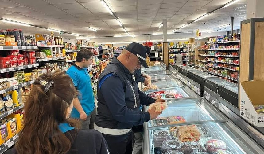 Dodurga’da market denetimi yapıldı