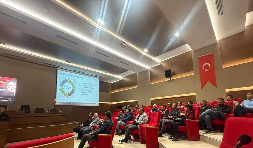 Çorum İl Afet Riski azaltma planı anlatıldı