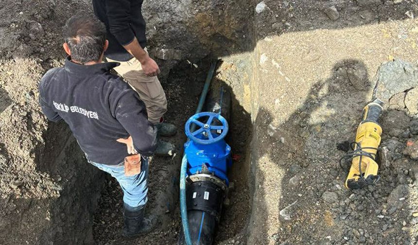 İskilip’te içme suyu kaynaklarında drenaj çalışmaları sürüyor