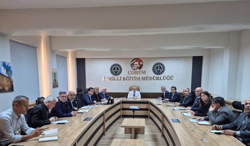Milli Eğitim’de çalışma gündemi ve ihtiyaçlar değerlendirildi