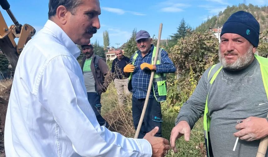 Başkan Torun doğalgaz çalışmalarını inceledi