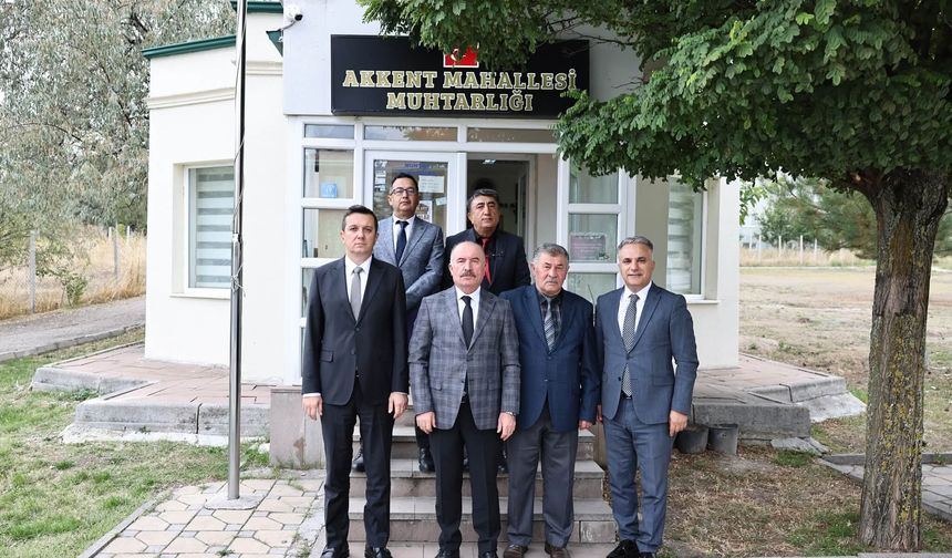Vali Çalgan’dan mahalle muhtarlarına ziyaret