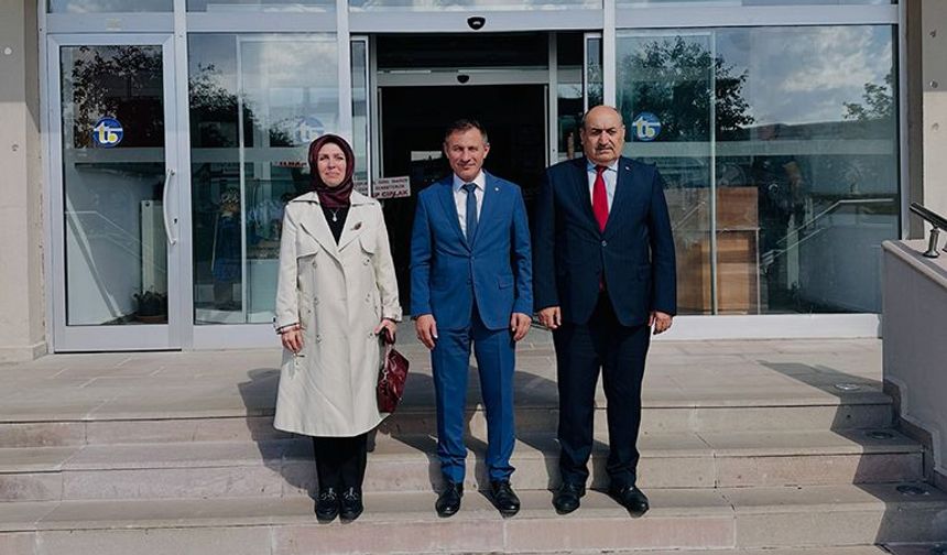 İl Genel Meclisi Başkanı Bıyık, Ticaret Borsası Başkanı Kaya’yı ziyaret etti