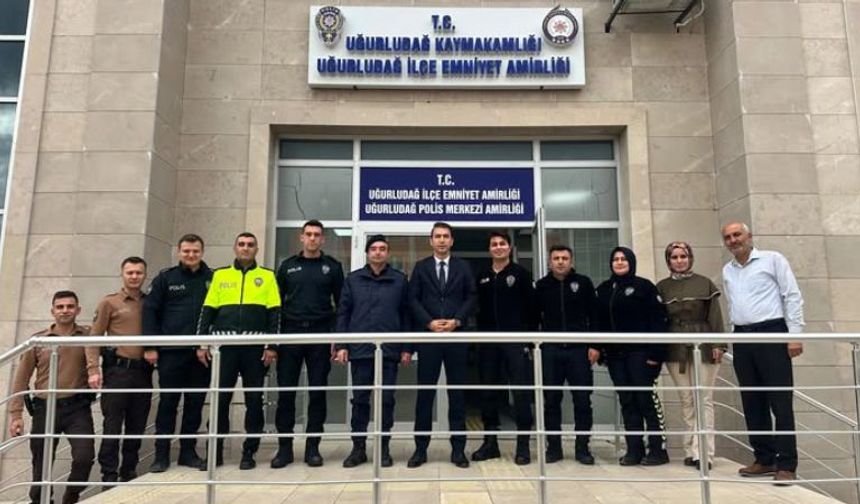 Kaymakam Düzgün ilçe emniyetini ziyaret etti