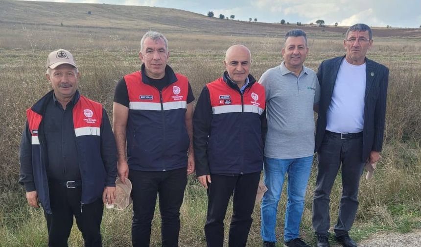 Mecitözü Söğütyolu Köyü’nde ayçiçeği tarla günü yapıldı