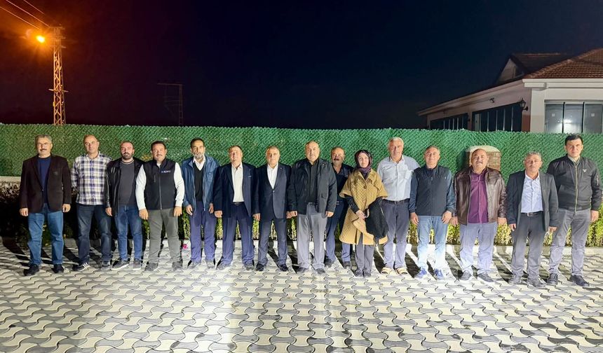 Merkez köy muhtarları Çeşmeören’de toplandı