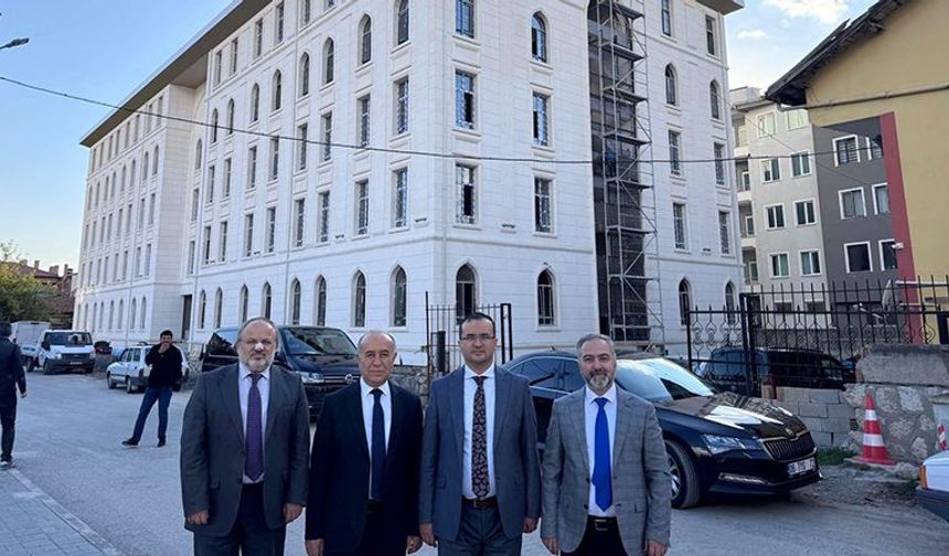 Hıdırlık Kur’an Kursu İnşaatımıza anlamlı ziyaret
