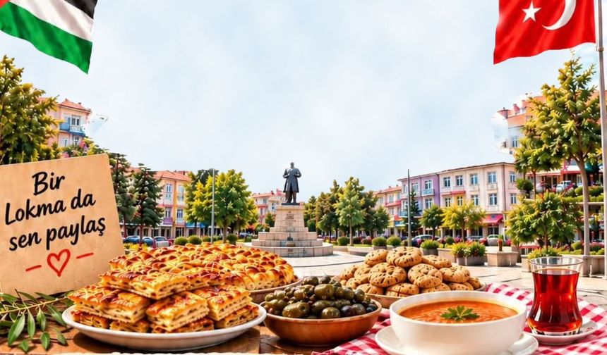 Türk Kızılay Alaca Şubesi'nden Gazze için kermes