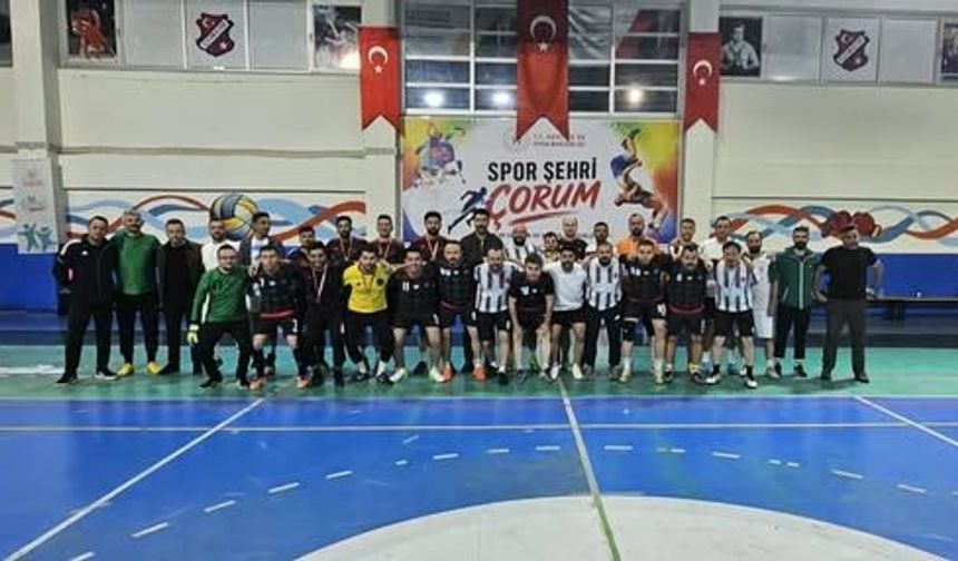 Kamu Futsal’ın şampiyonu Çorum Cezaevi