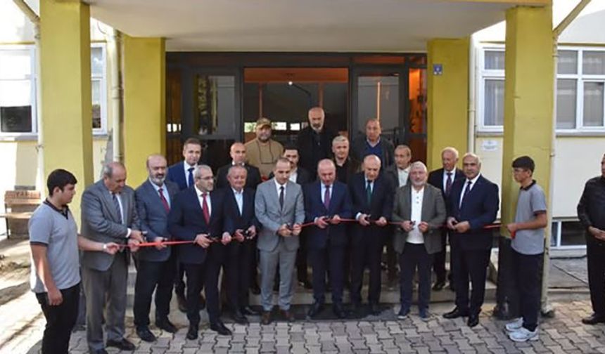 İskilip'te mesleki eğitim atölyeleri hayırseverlerin katkılarıyla yenilendi