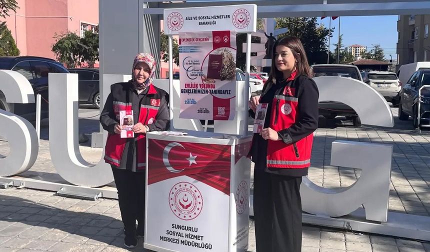 Evlenecek gençlere sağlanan destekler anlatıldı