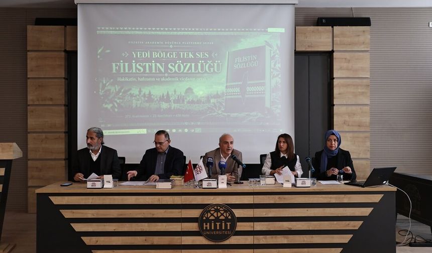 Çorum’da Filistin’e akademik bakış: “Yedi Bölge Tek Ses”