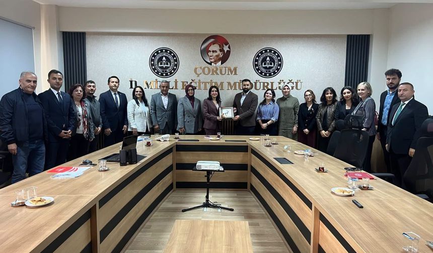 Çorum’da kapsayıcı mesleki eğitim iş birliği toplantısı düzenlendi