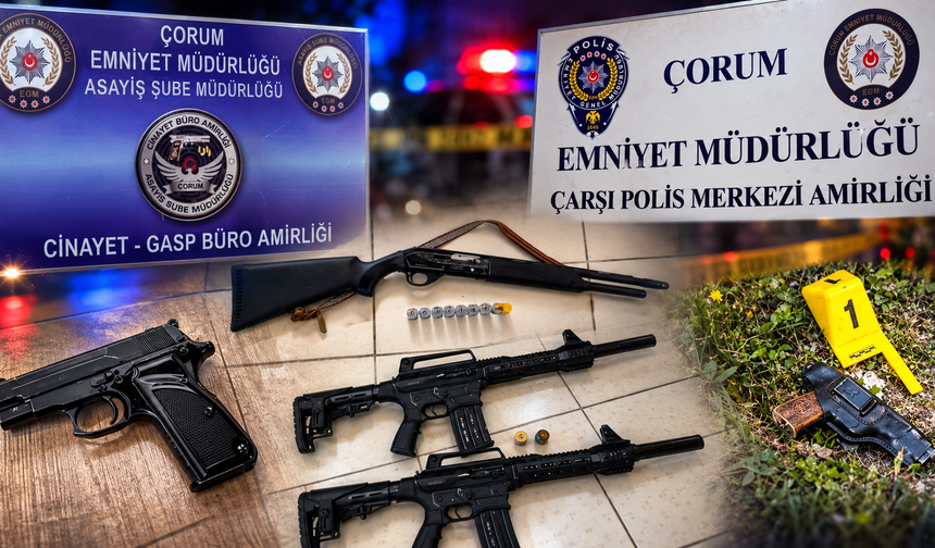 Çorum’da polisin bir haftalık denetiminden neler çıktı?