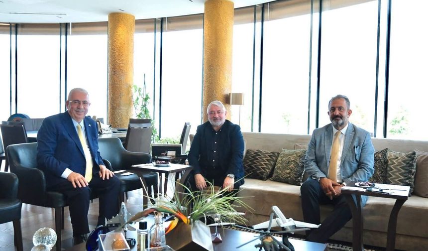 Başkan Aşgın’dan Ahlatcı’ya ziyaret