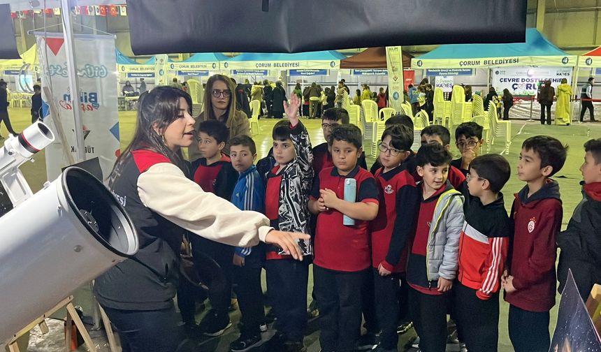 Çorum’da “Tübitak Bilim Şenliği” başladı! 27 atölyede bilim buluşması