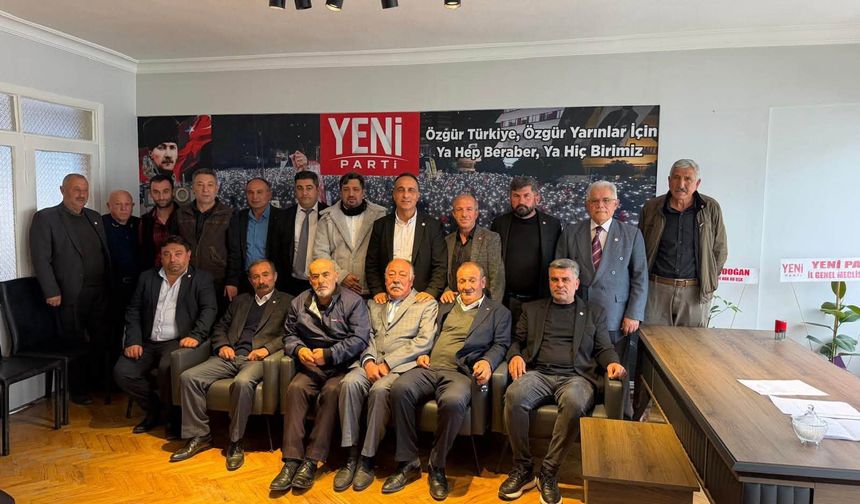 Çorum YENİ Parti il başkanlığında seçim heyecanı