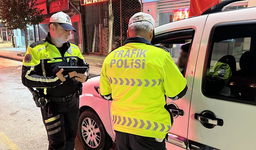 49 araç ve sürücüye 135 bin TL ceza!