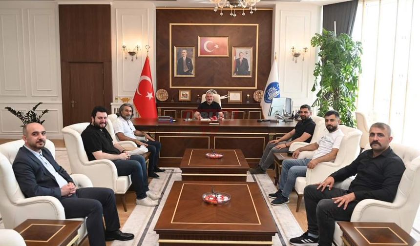 Ulukavakspor'dan Başkan Aşgın'a Ziyaret