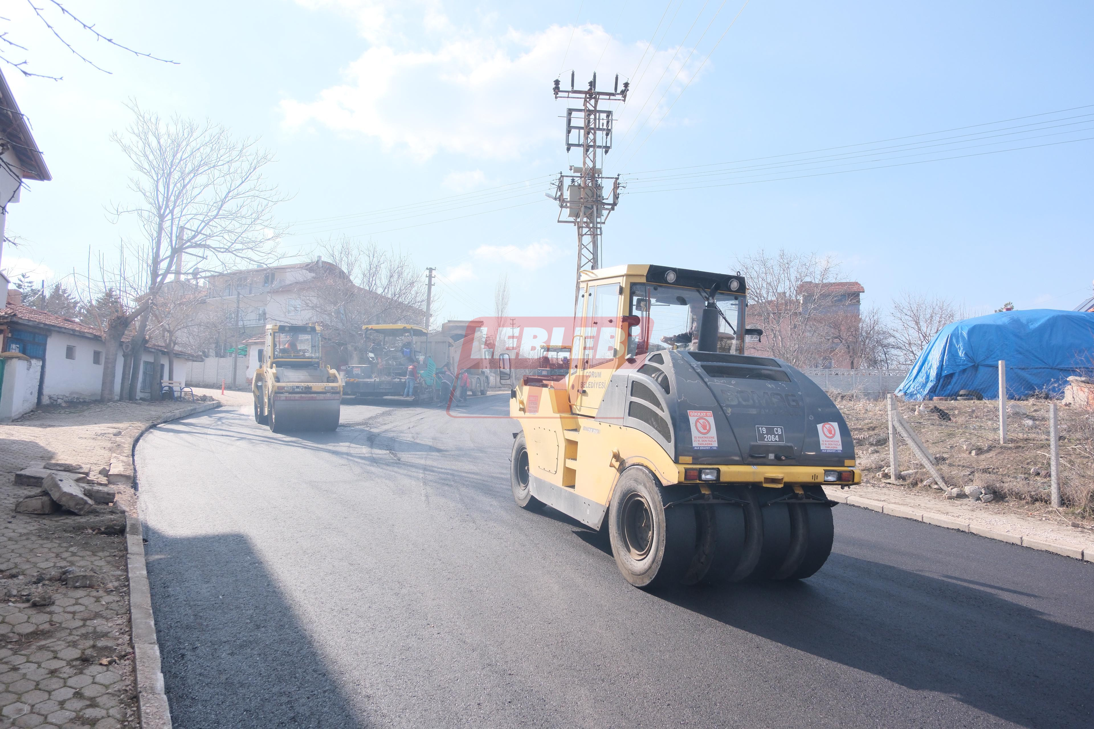 Çorum Belediyesi’nden Boğazkale’ye Asfalt Desteği (4)