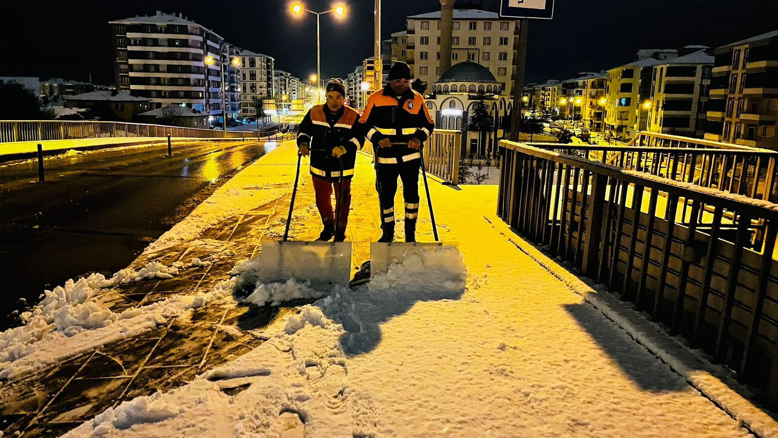 Belediye Ekiplerinden “Kar” Mesaisi (1) 1600X900