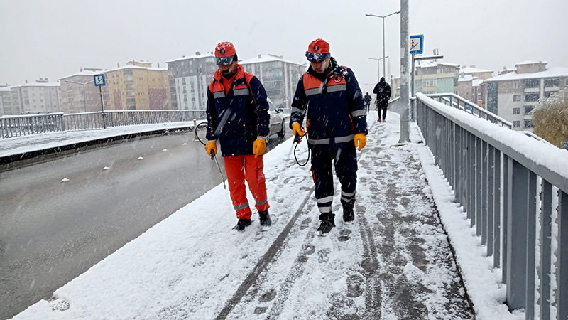 Çorum Belediyesi Karla Mücadeleye Hazır (3)
