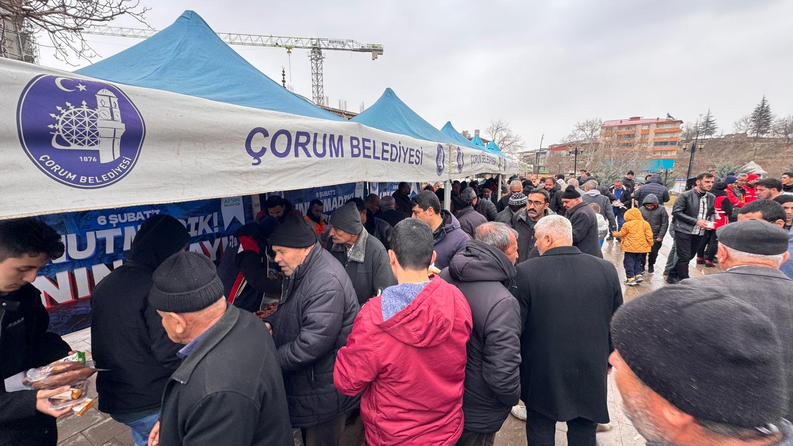 Depremin 3. Yıl Dönümünde Çorum Belediyesi Kardeş Şehir Afşin’deydi (11)