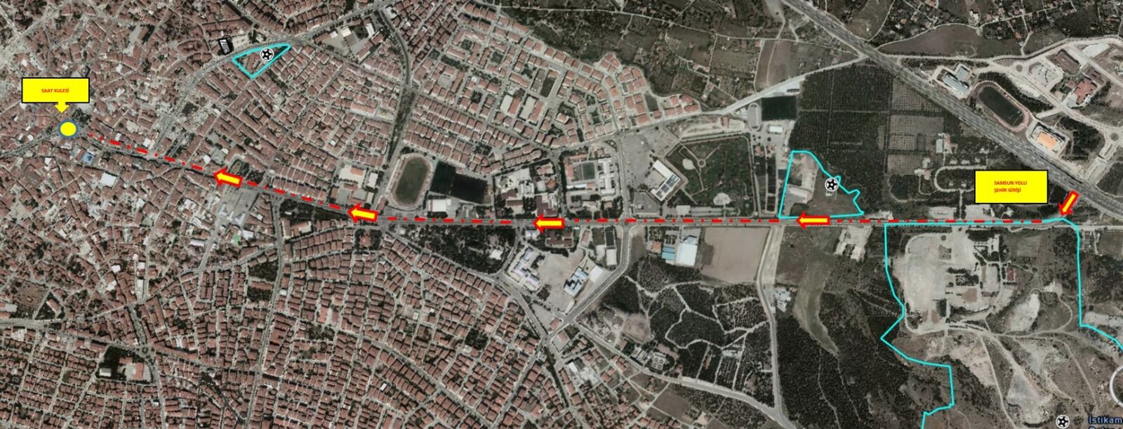 Gazi Caddesi’nde Gece Saatlerinde Yol Çalışması Yapılacak