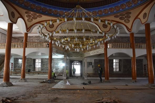Ulu Cami̇’de Restorasyon Sürüyor (3)