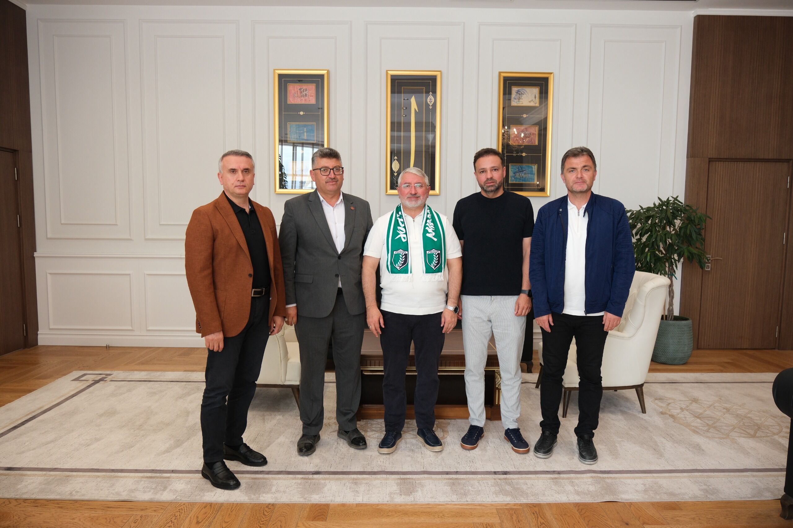 Mi̇mar Si̇nan Spor Kulübü'nden Başkan Aşgin'a Zi̇yaret (3)