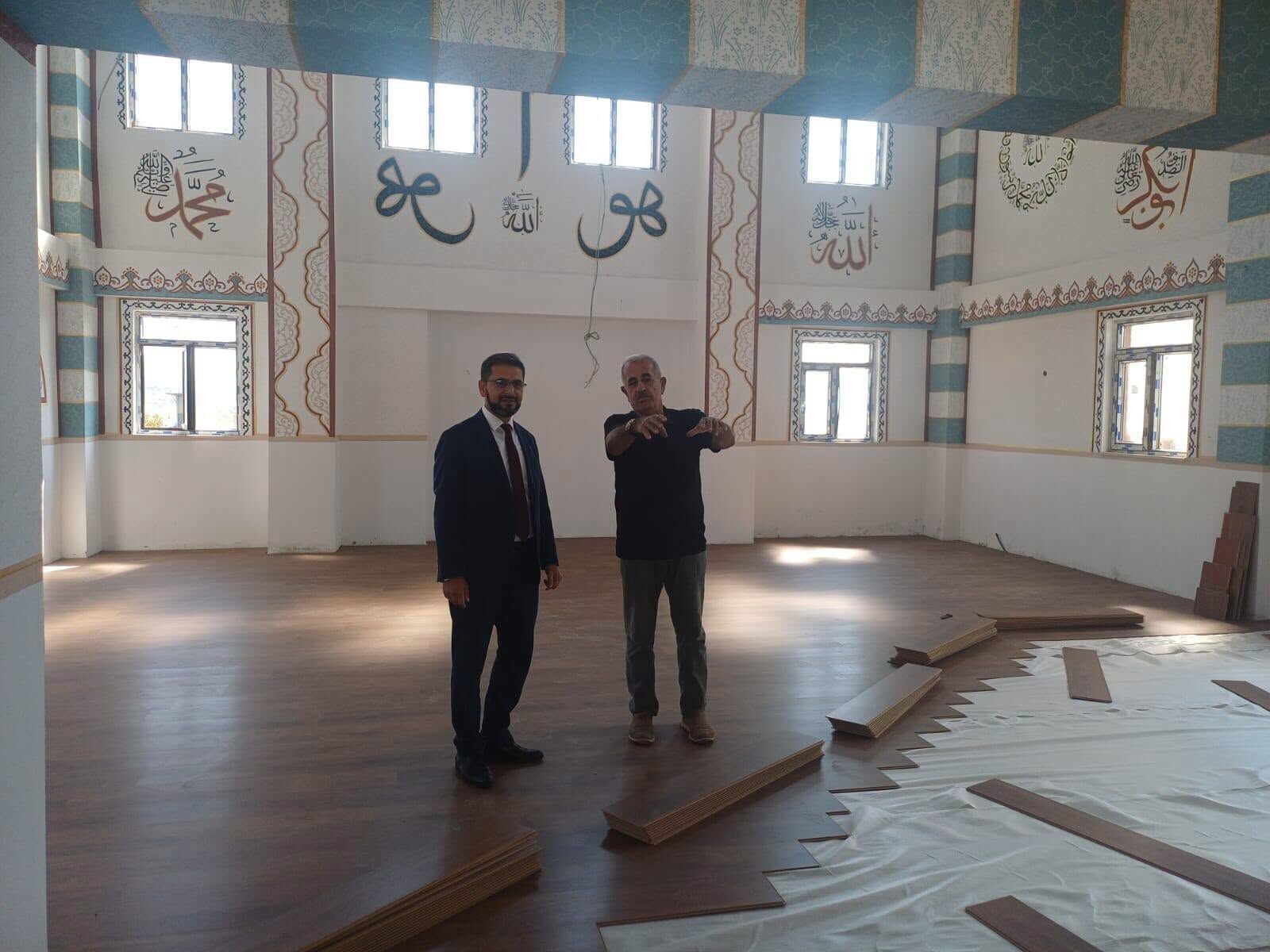 Osmancık Müftüsü Koçak Cami İnşaatını Ziyaret Etti