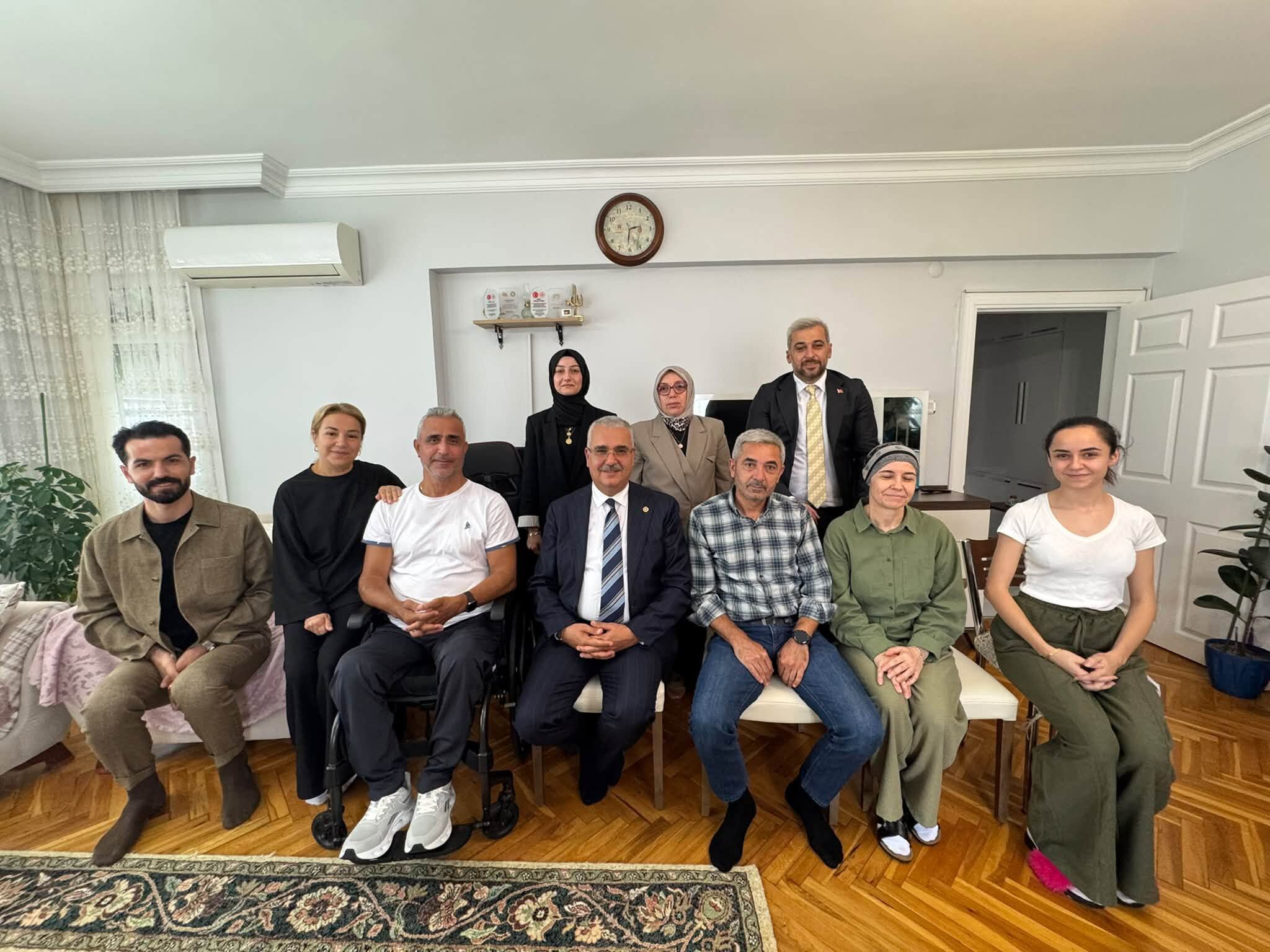 Milletvekili Ahlatcı’dan 15 temmuz gazisine ziyaret