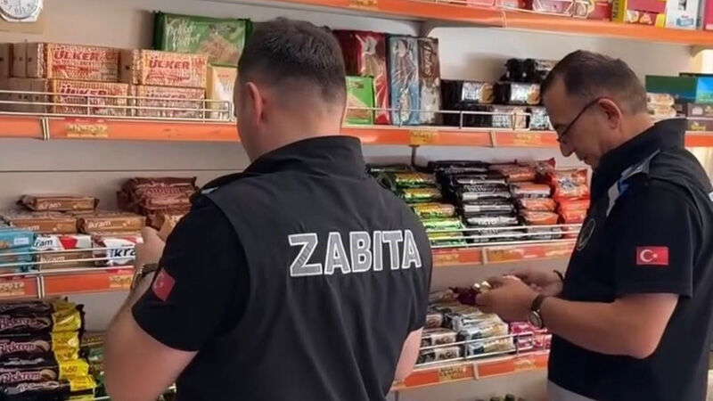 Zabıta’dan Okul Çevresindeki Bakkal Ve Marketlere Sıkı Denetim