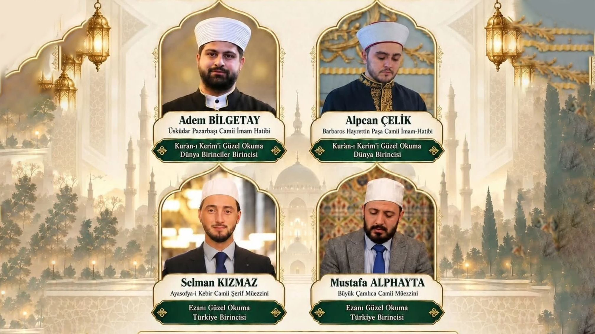 Kur’an bülbülleri belgelerini yarın alacak